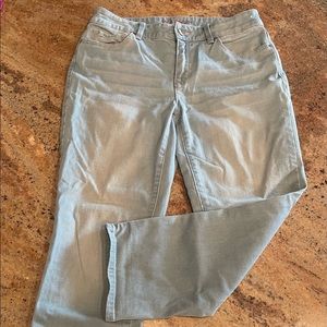 Chico’s PLATINUM Crop jeans Sz 00